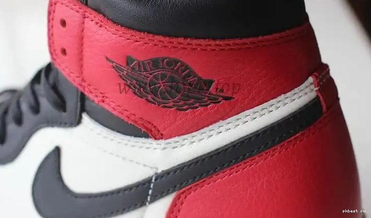 GOD IN THE ONLY PK AIR BEST BRED THE RETAIL LEATHER TOE JORDAN 1 MARKET VERSION CORRECT 0503